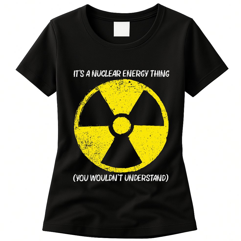 Cool Nuclear Energy Nuclear Power Plant Womens T-Shirt