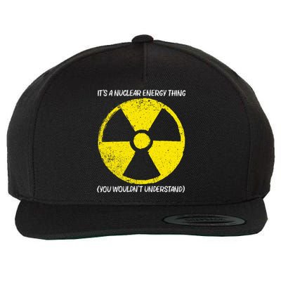 Cool Nuclear Energy Nuclear Power Plant Wool Snapback Cap