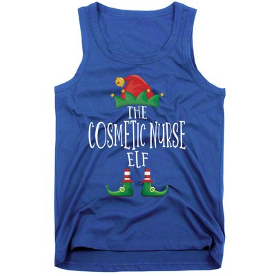 Cosmetic Nurse Elf Family Matching Christmas Pajamas Gift Tank Top