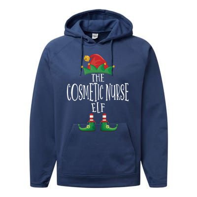 Cosmetic Nurse Elf Family Matching Christmas Pajamas Gift Performance Fleece Hoodie