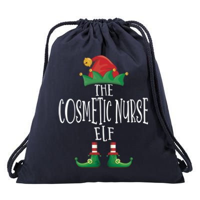 Cosmetic Nurse Elf Family Matching Christmas Pajamas Gift Drawstring Bag