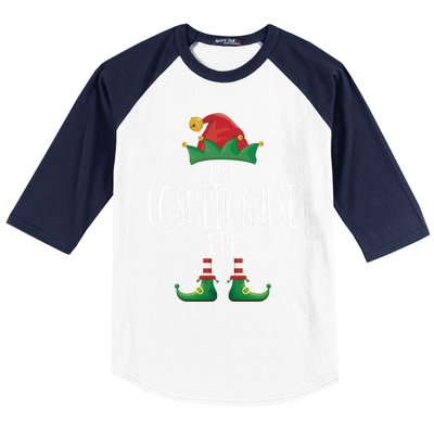 Cosmetic Nurse Elf Family Matching Christmas Pajamas Gift Baseball Sleeve Shirt