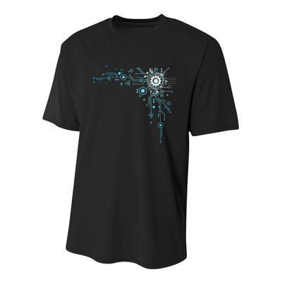 Computer Nerd Engineer Tech Geek Computer Nerd Software Youth Performance Sprint T-Shirt
