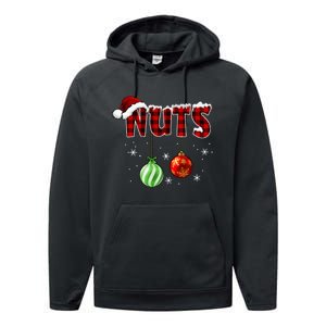 Chest Nuts Funny Matching Chestnuts Christmas Couples Nuts Performance Fleece Hoodie