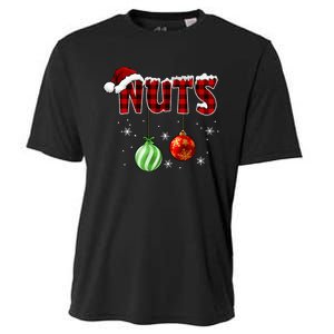 Chest Nuts Funny Matching Chestnuts Christmas Couples Nuts Cooling Performance Crew T-Shirt