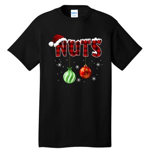 Chest Nuts Funny Matching Chestnuts Christmas Couples Nuts Tall T-Shirt