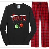 Chest Nuts Funny Matching Chestnuts Christmas Couples Nuts Long Sleeve Pajama Set