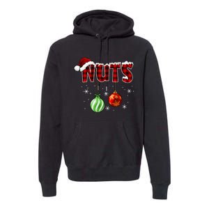 Chest Nuts Funny Matching Chestnuts Christmas Couples Nuts Premium Hoodie