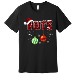 Chest Nuts Funny Matching Chestnuts Christmas Couples Nuts Premium T-Shirt