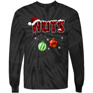 Chest Nuts Funny Matching Chestnuts Christmas Couples Nuts Tie-Dye Long Sleeve Shirt