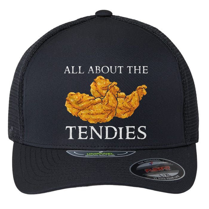 Chicken Nugget Funny Food Flexfit Unipanel Trucker Cap