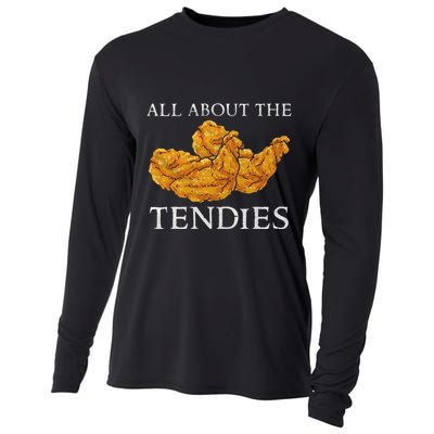 Chicken Nugget Funny Food Cooling Performance Long Sleeve Crew