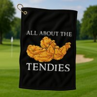 Chicken Nugget Funny Food Golf Towel