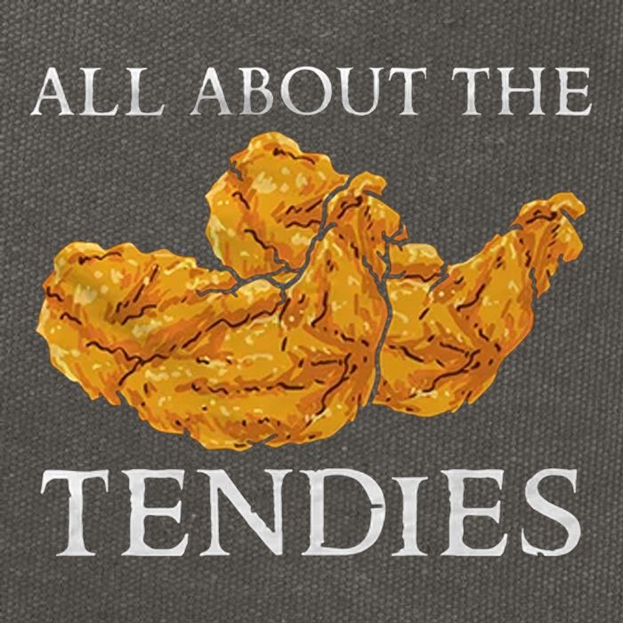 Chicken Nugget Funny Food Cotton Canvas Backpack