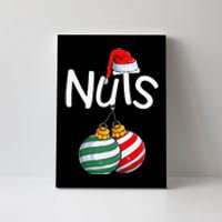 Chest Nuts Funny Matching Chestnuts Christmas Couples Nuts Canvas