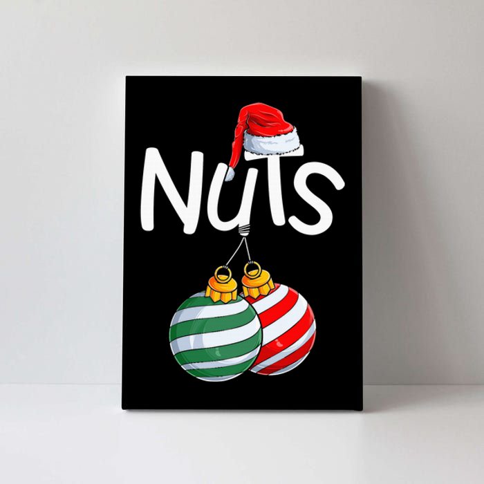 Chest Nuts Funny Matching Chestnuts Christmas Couples Nuts Canvas