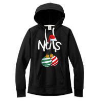 Chest Nuts Funny Matching Chestnuts Christmas Couples Nuts Women's Fleece Hoodie