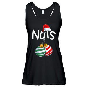 Chest Nuts Funny Matching Chestnuts Christmas Couples Nuts Ladies Essential Flowy Tank