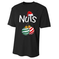 Chest Nuts Funny Matching Chestnuts Christmas Couples Nuts Performance Sprint T-Shirt