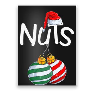 Chest Nuts Funny Matching Chestnuts Christmas Couples Nuts Poster