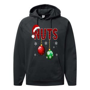 Chest Nuts Funny Matching Chestnuts Christmas Couples Nuts Performance Fleece Hoodie