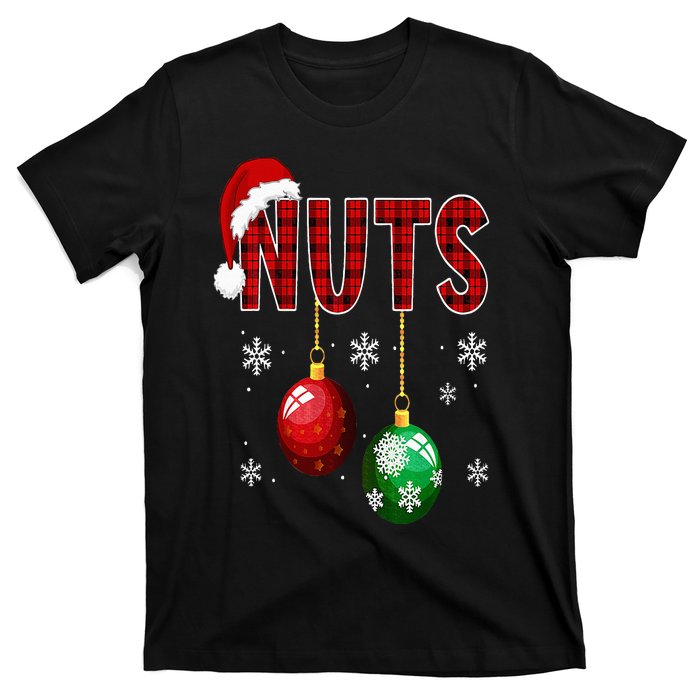 Chest Nuts Funny Matching Chestnuts Christmas Couples Nuts T-Shirt