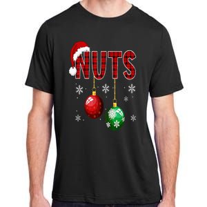 Chest Nuts Funny Matching Chestnuts Christmas Couples Nuts Adult ChromaSoft Performance T-Shirt