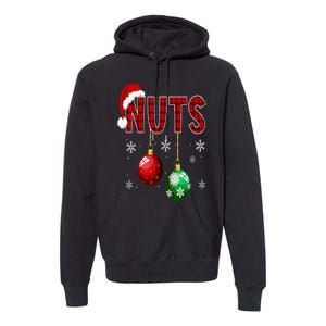 Chest Nuts Funny Matching Chestnuts Christmas Couples Nuts Premium Hoodie