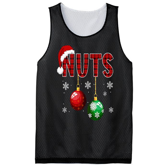 Chest Nuts Funny Matching Chestnuts Christmas Couples Nuts Mesh Reversible Basketball Jersey Tank