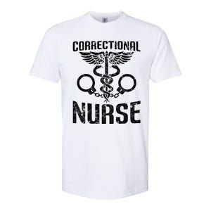 Correctional Nurse Funny Nursing Gift Softstyle CVC T-Shirt