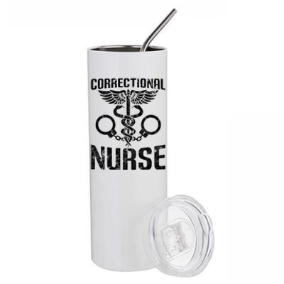 Correctional Nurse Funny Nursing Gift Stainless Steel Tumbler