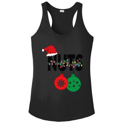 Chest Nuts Funny Matching Chestnuts Christmas Couples Nuts Ladies PosiCharge Competitor Racerback Tank