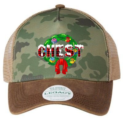 Chest Nuts Funny Matching Chestnuts Christmas Couples Nuts Legacy Tie Dye Trucker Hat