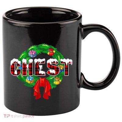 Chest Nuts Funny Matching Chestnuts Christmas Couples Nuts 11oz C Handle Ceramic Mug