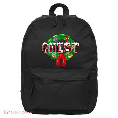 Chest Nuts Funny Matching Chestnuts Christmas Couples Nuts 16 in Basic Backpack