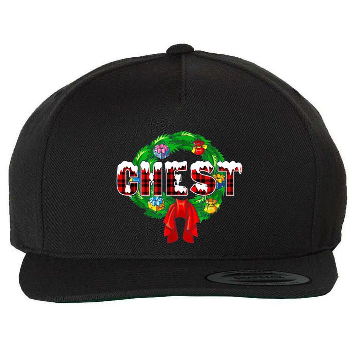 Chest Nuts Funny Matching Chestnuts Christmas Couples Nuts Wool Snapback Cap
