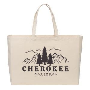 Cherokee National Forest Cotton Canvas Jumbo Tote