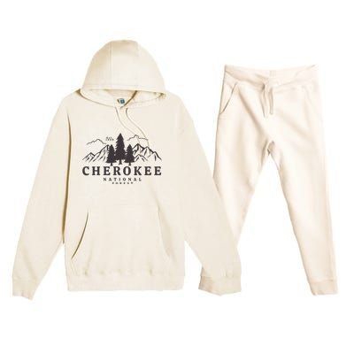 Cherokee National Forest Premium Hooded Sweatsuit Set