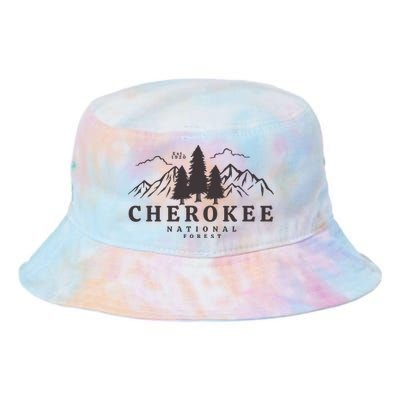 Cherokee National Forest Tie Dye Newport Bucket Hat