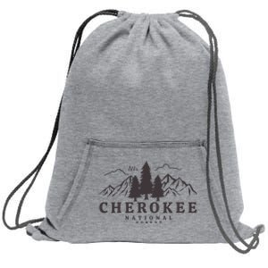 Cherokee National Forest Sweatshirt Cinch Pack Bag