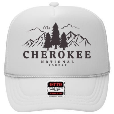 Cherokee National Forest High Crown Mesh Back Trucker Hat