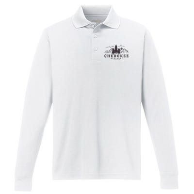 Cherokee National Forest Performance Long Sleeve Polo