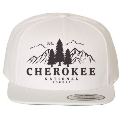 Cherokee National Forest Wool Snapback Cap