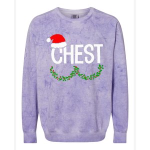 Chest Nuts Funny Christmas Chestnuts Couple Matching Outfit Colorblast Crewneck Sweatshirt