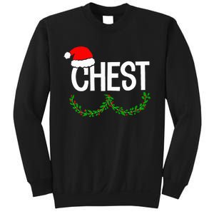 Chest Nuts Funny Christmas Chestnuts Couple Matching Outfit Sweatshirt