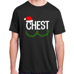 Chest Nuts Funny Christmas Chestnuts Couple Matching Outfit Adult ChromaSoft Performance T-Shirt