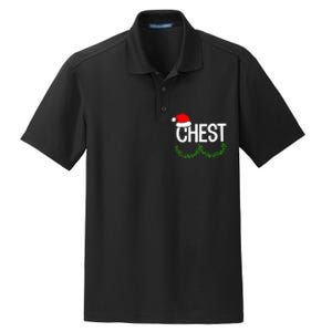 Chest Nuts Funny Christmas Chestnuts Couple Matching Outfit Dry Zone Grid Polo