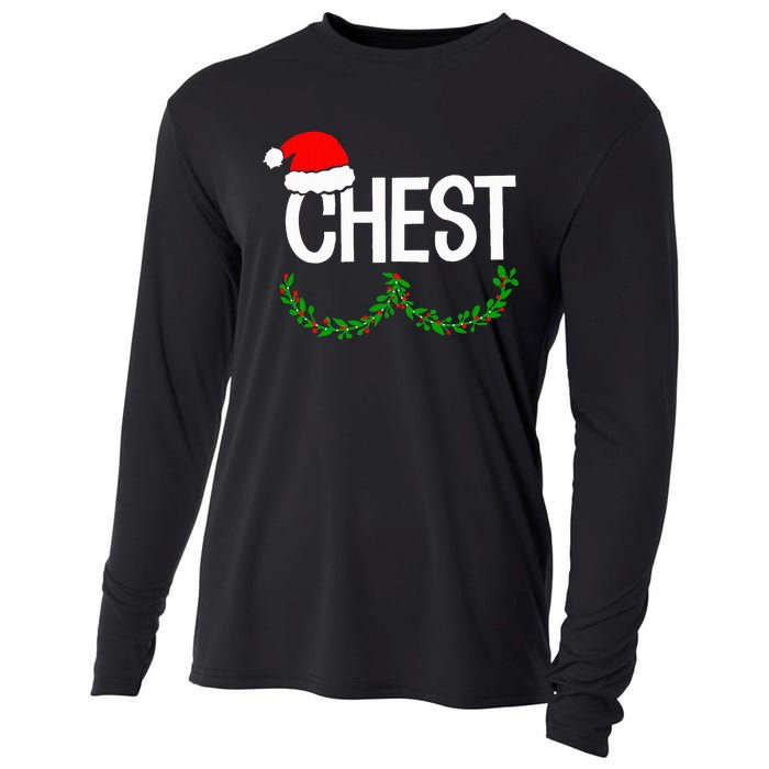 Chest Nuts Funny Christmas Chestnuts Couple Matching Outfit Cooling Performance Long Sleeve Crew