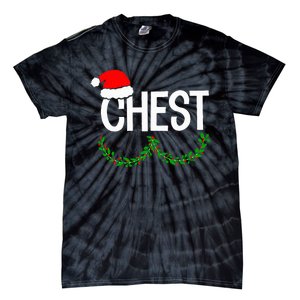 Chest Nuts Funny Christmas Chestnuts Couple Matching Outfit Tie-Dye T-Shirt