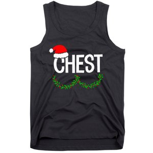 Chest Nuts Funny Christmas Chestnuts Couple Matching Outfit Tank Top